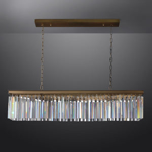 Odean Crystal Chandelier / Flushmount - Oasislives