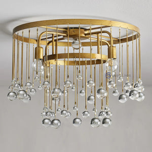 Aubrey Crystal Ball Flushmount - Oasislives