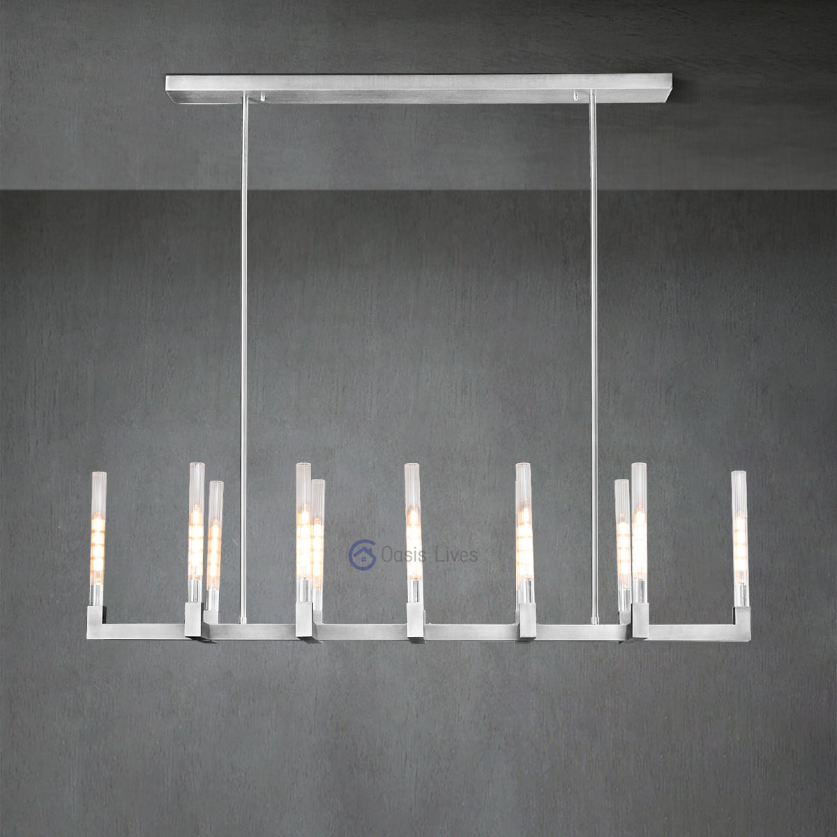 Cannel Glass Chandelier/Pendant/Sconce - Oasislives