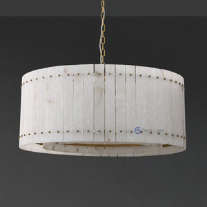 San Marcus Alabaster Luxury Chandelier and Sconce - Oasislives