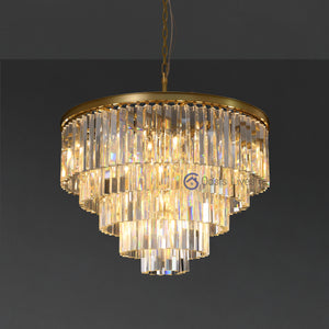 Odean Crystal Chandelier / Flushmount - Oasislives