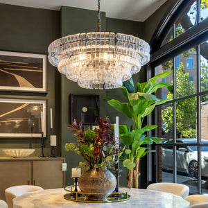 Amor Glass Round Chandelier 36" 48" - Oasislives