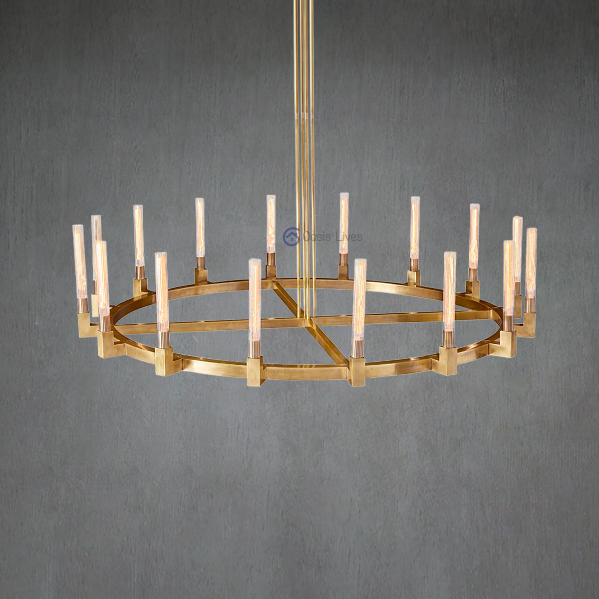 Cannel Glass Chandelier/Pendant/Sconce - Oasislives