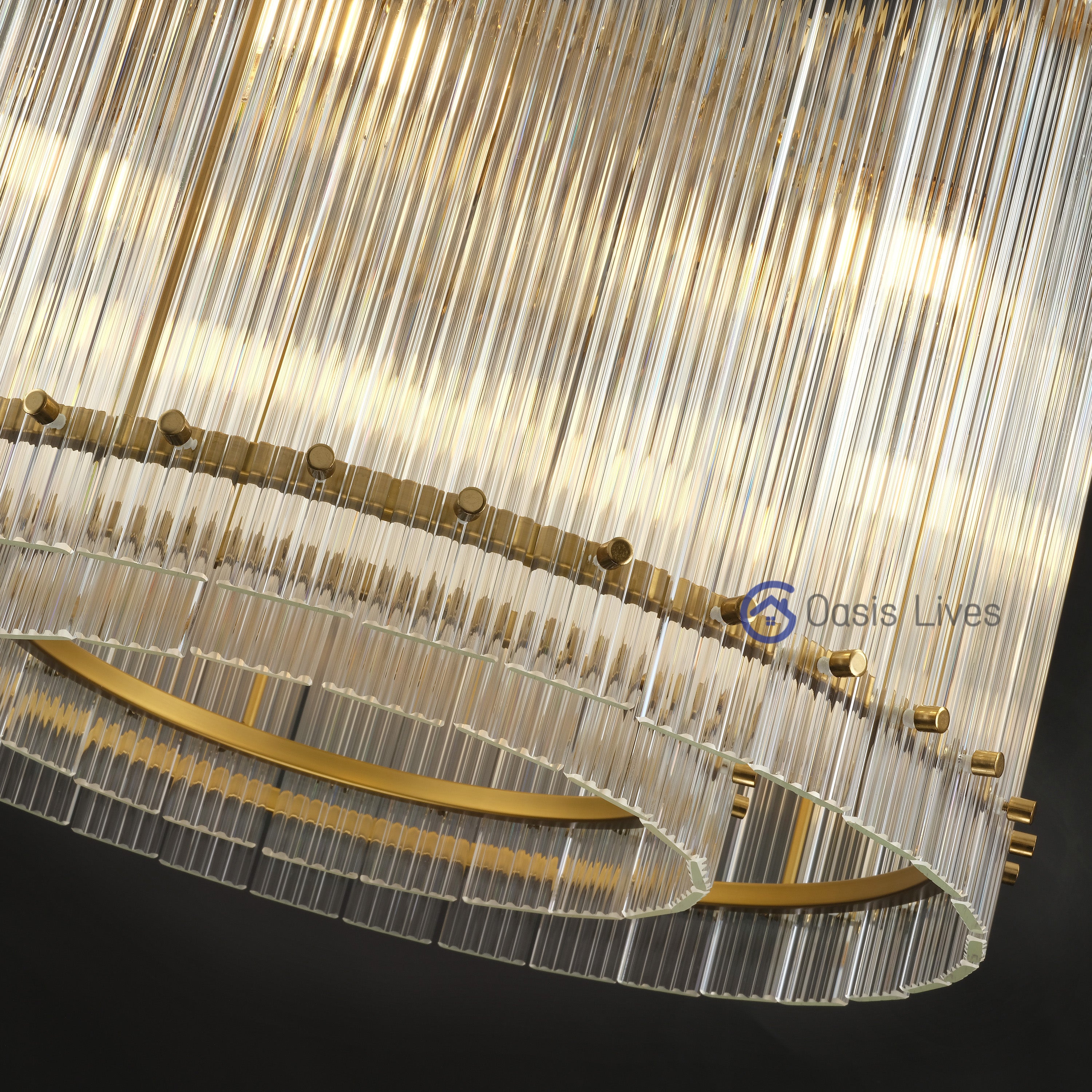 San Marcus Glass Luxury Chandelier and Sconce - Oasislives