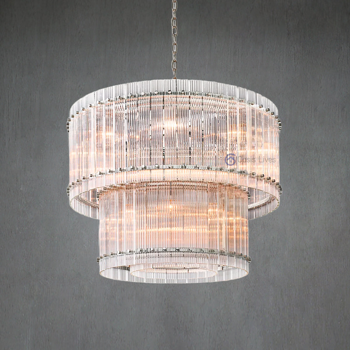 San Marcus Glass Luxury Chandelier and Sconce - Oasislives