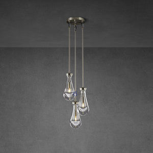 Raindrop Rod Chandelier 8" - Oasislives