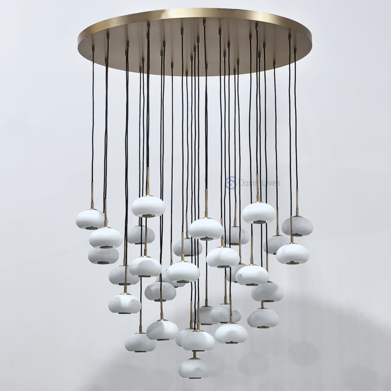 Lanterns Glass 31 Light Round LED Chanderlier