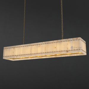 San Marcus Alabaster Luxury Chandelier and Sconce - Oasislives