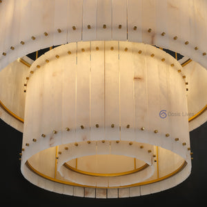 San Marcus Alabaster Luxury Chandelier and Sconce - Oasislives