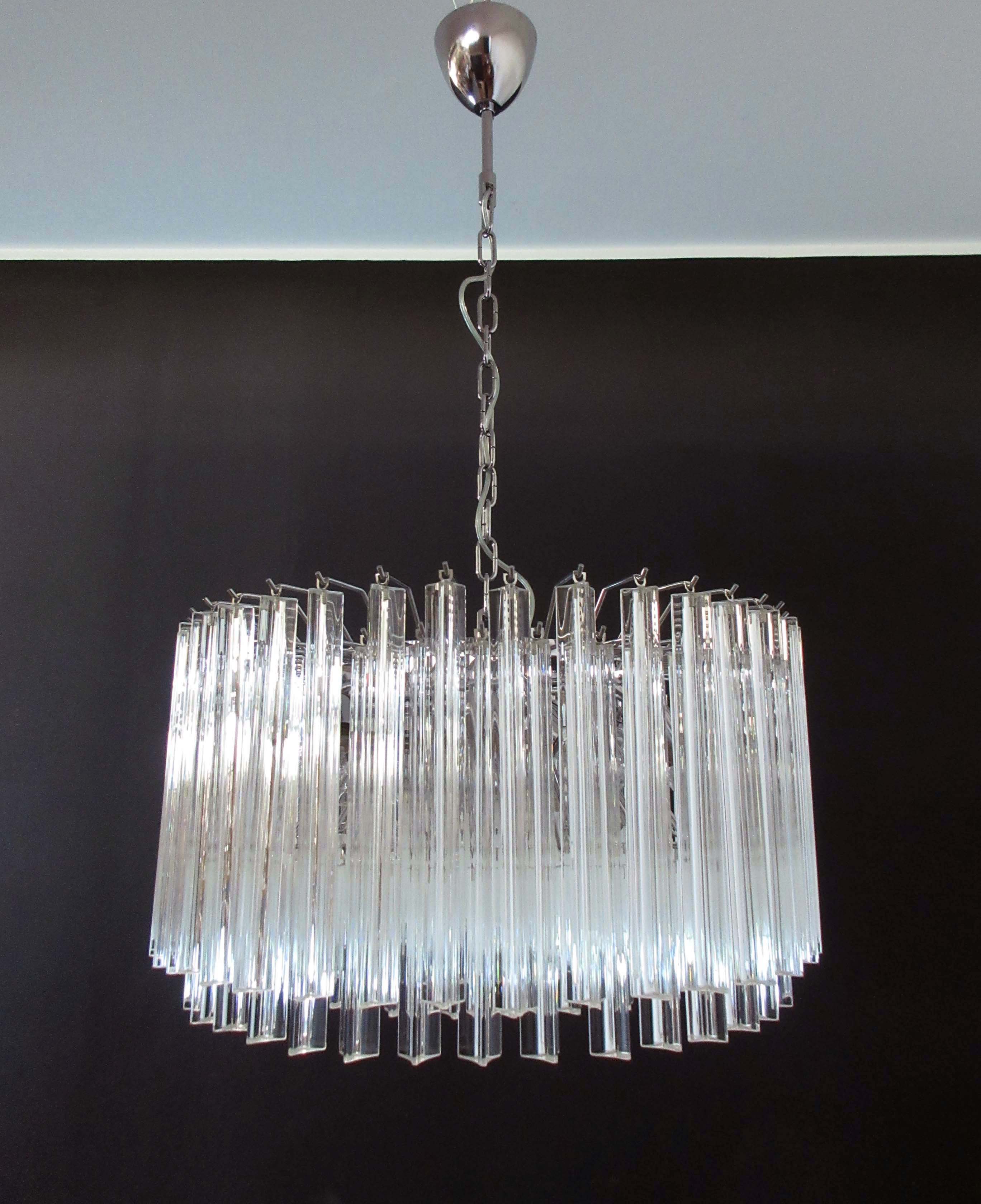 Murano Chandelier 163 Clear Prism Glasses
