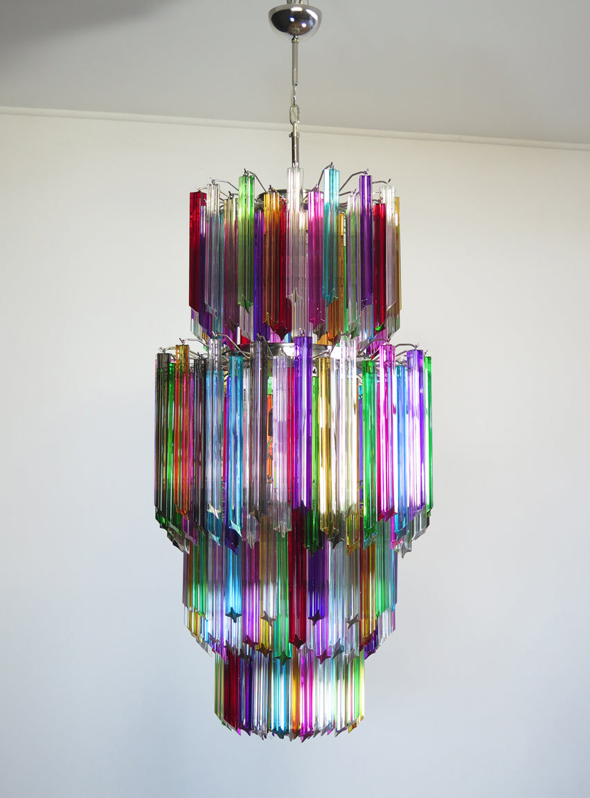 Murano Chandelier 242 Multicolored Prism Glasses