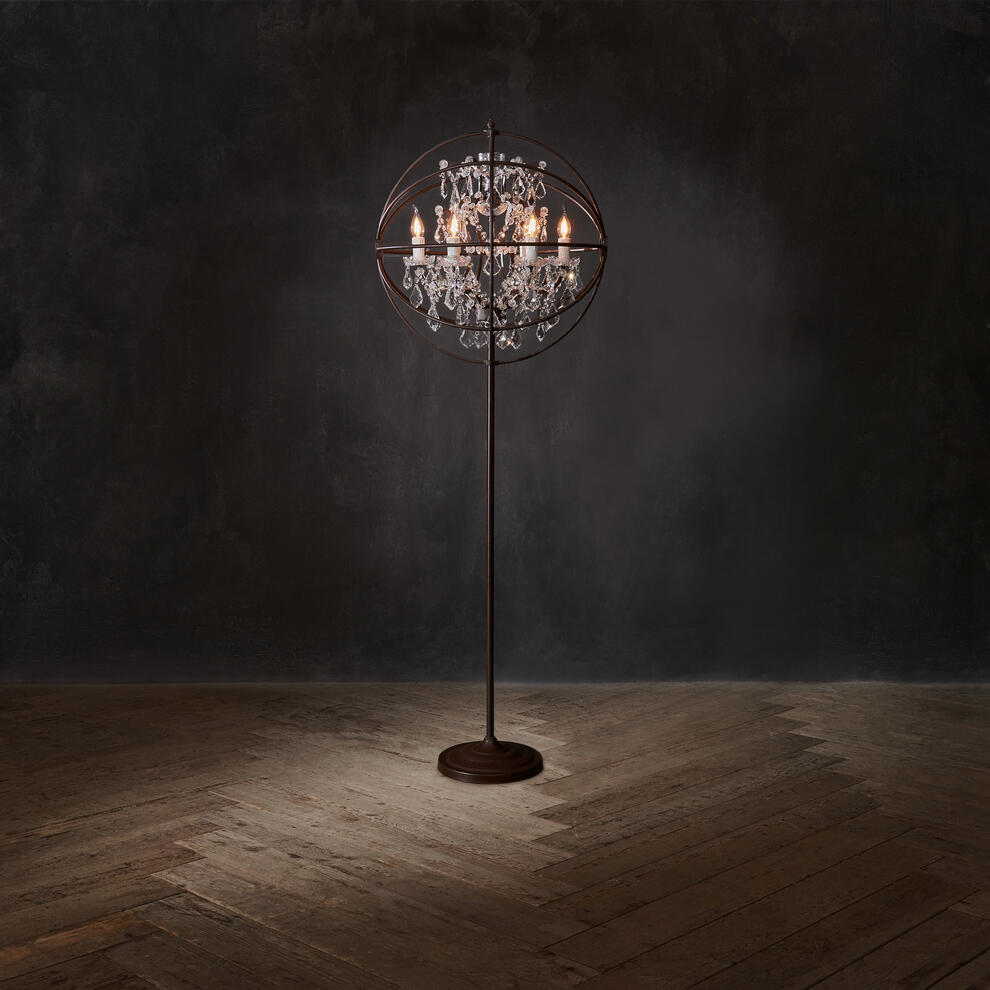 Gyro Crystal Floor Lamp