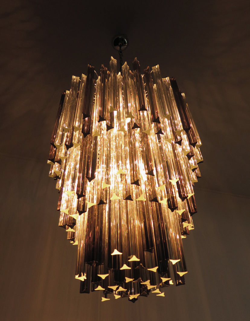 Murano Chandelier 184 Multicolored Prism Glasses