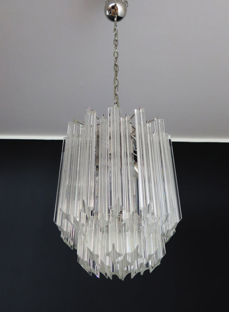 Murano Chandelier 47 Clear Prism Glasses