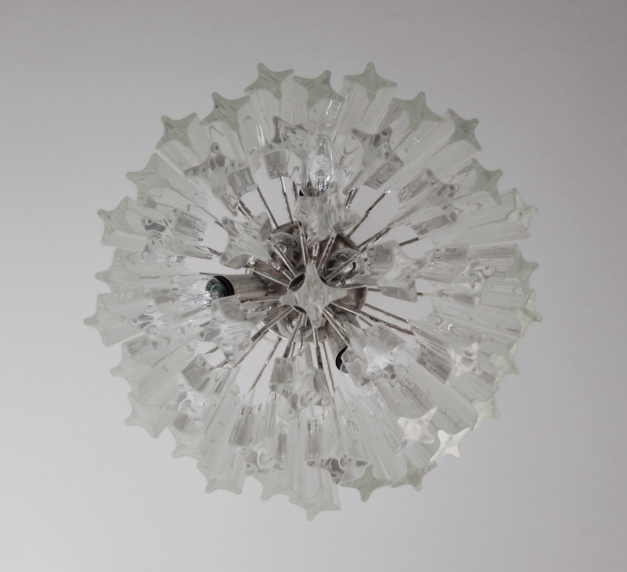 Murano Chandelier 47 Clear Prism Glasses