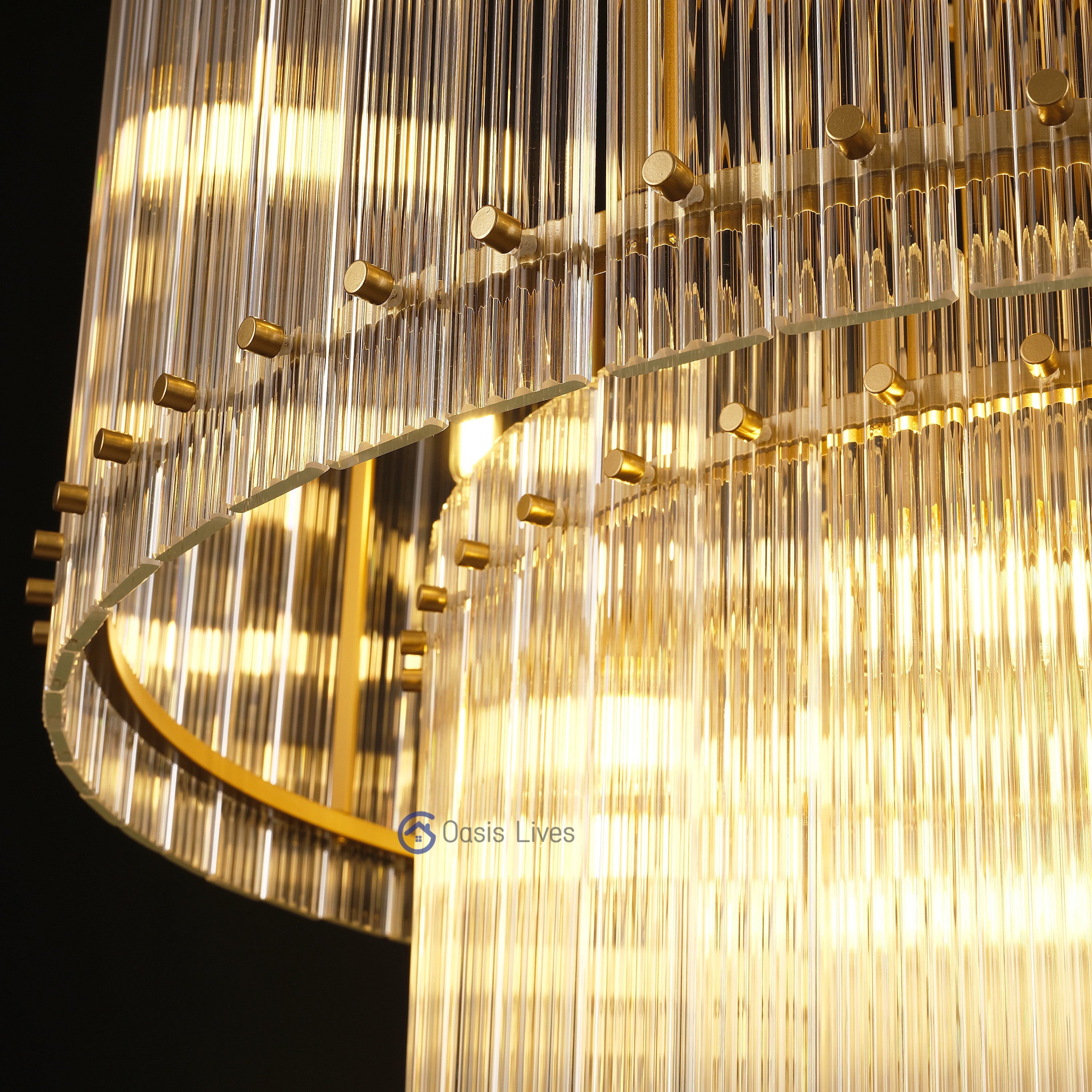 San Marcus Glass Luxury Chandelier and Sconce - Oasislives