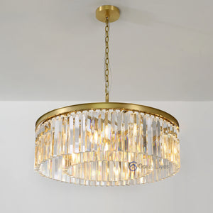 Odean Crystal Chandelier / Flushmount - Oasislives