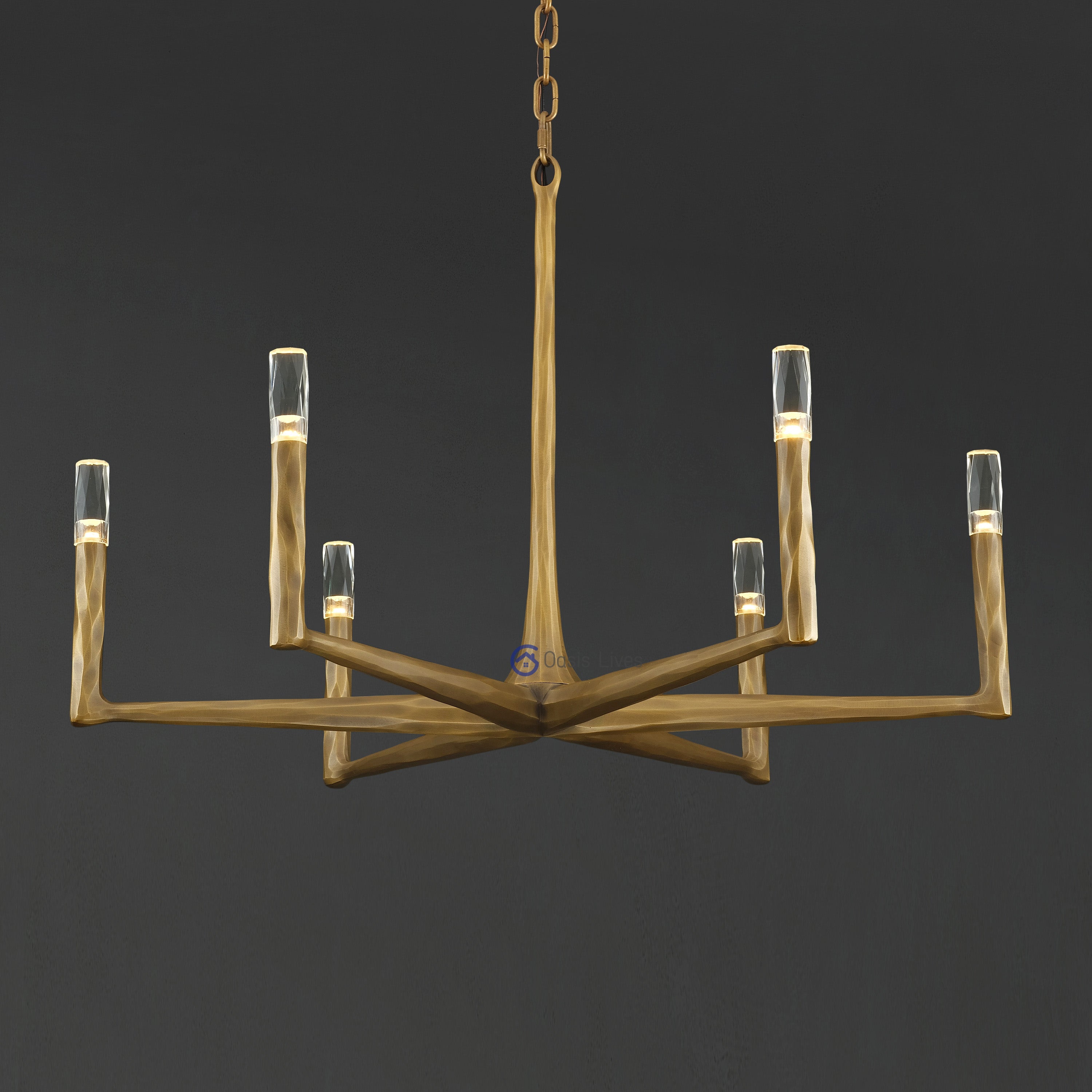 Thaddeas Forged Chandelier for Living Room, Dining Room