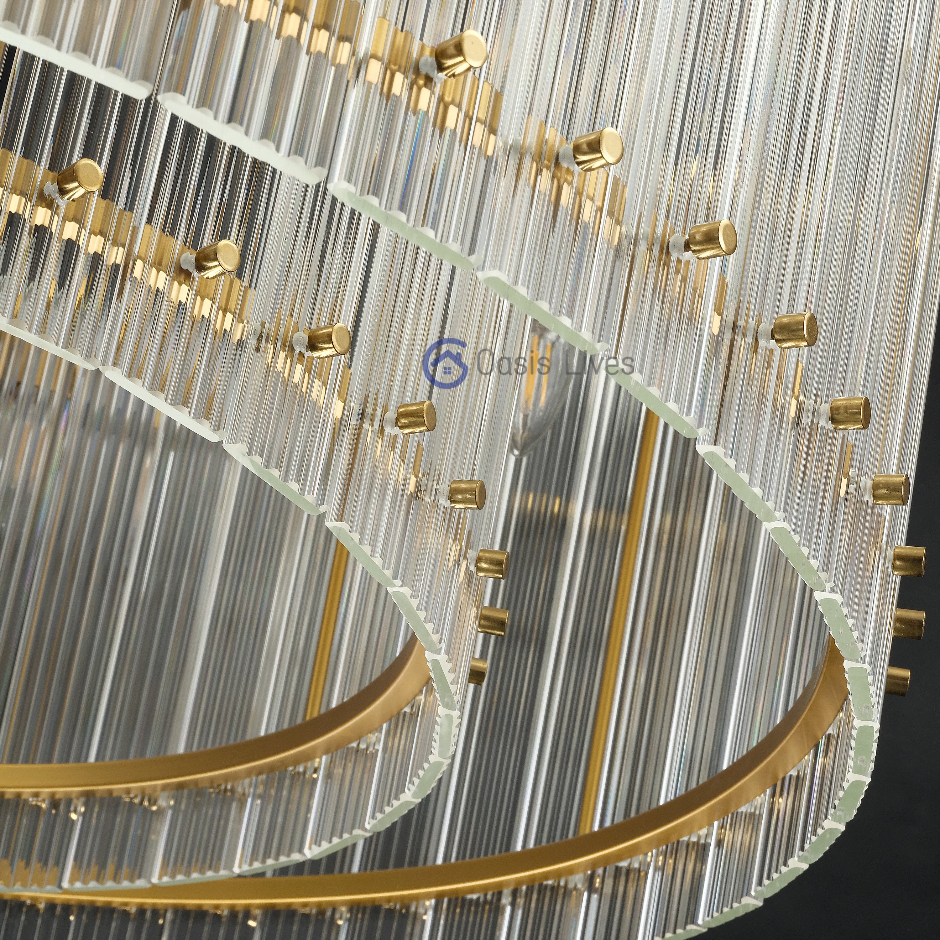 San Marcus Glass Luxury Chandelier and Sconce - Oasislives