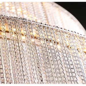 Pensy Luxury Aluminum Chain Tassel Ring Multilayer Chandelier - Oasislives