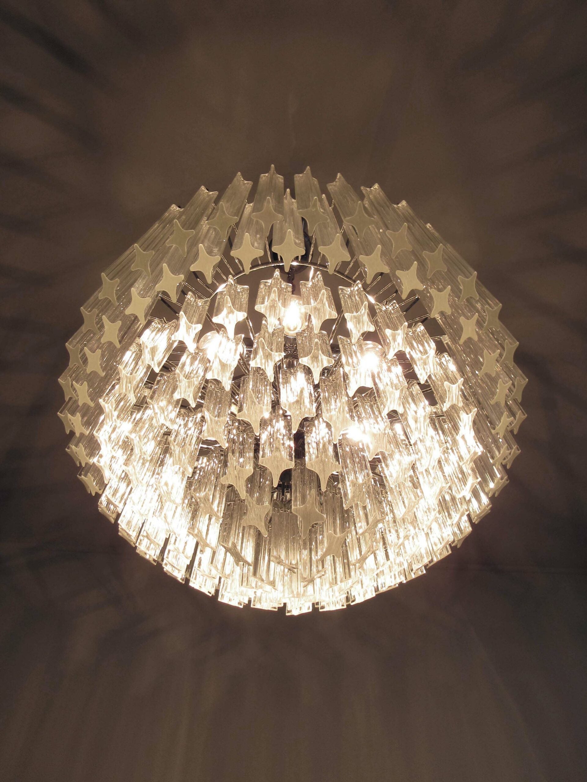 Murano Chandelier 163 Clear Prism Glasses