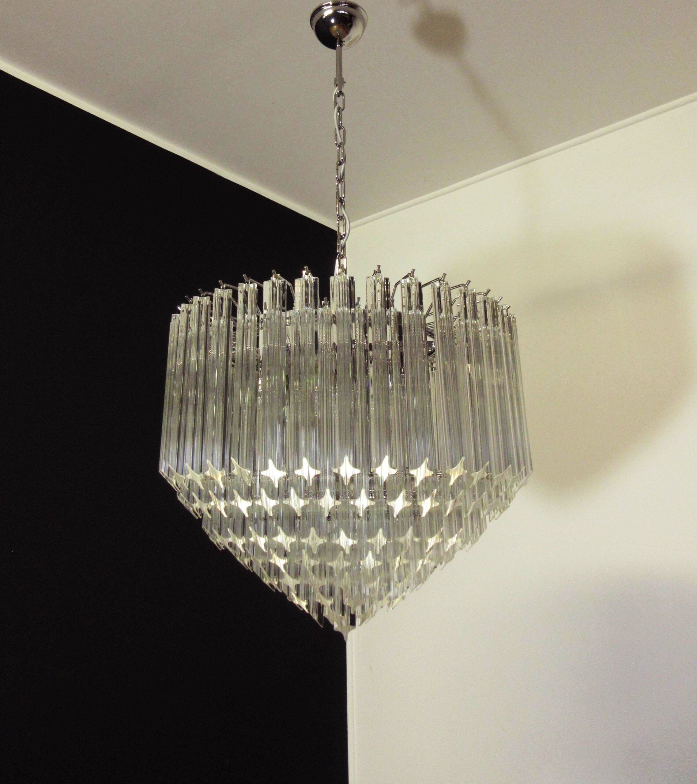 Murano Chandelier 163 Clear Prism Glasses