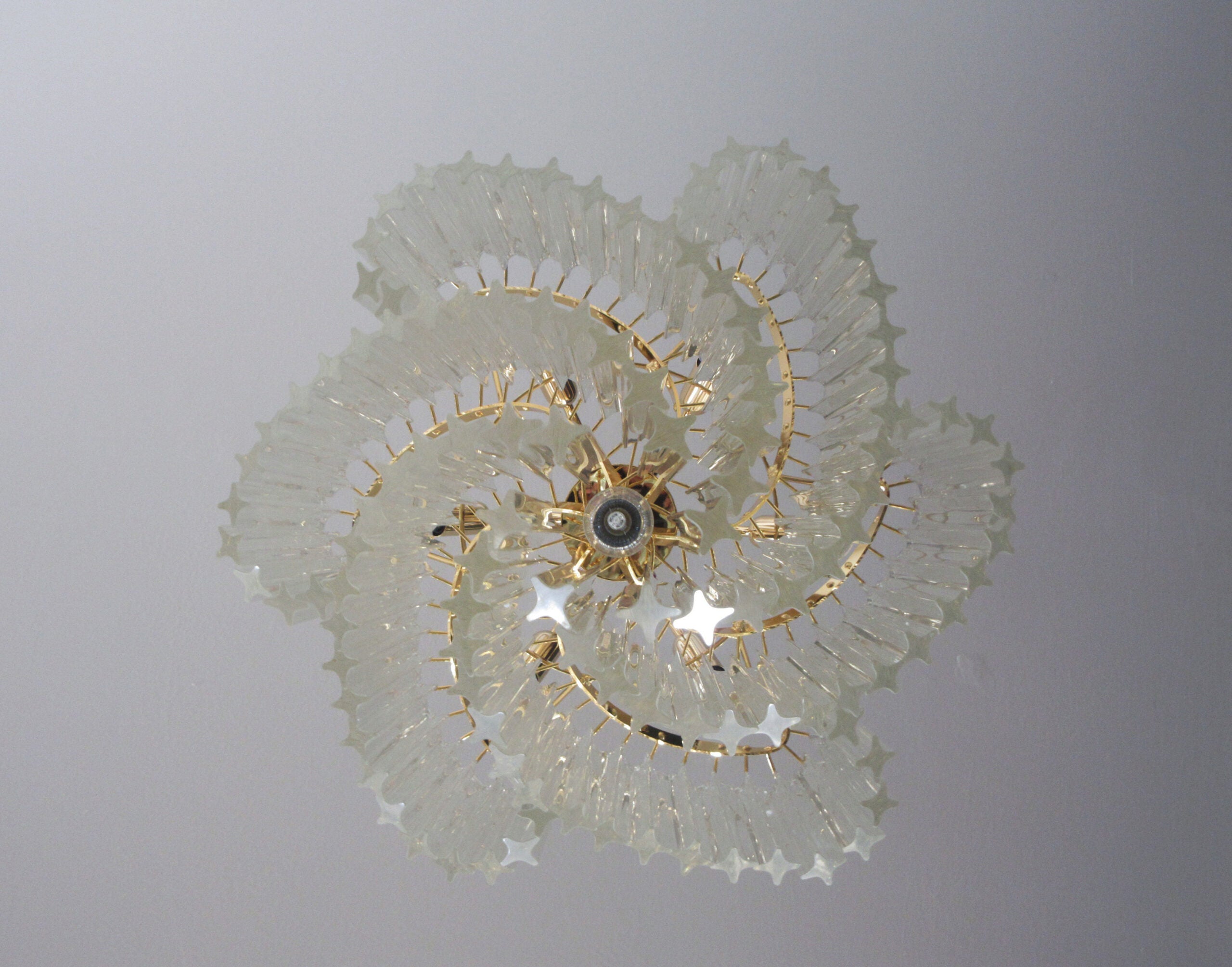 Murano Chandelier 114 Clear Prism Glasses