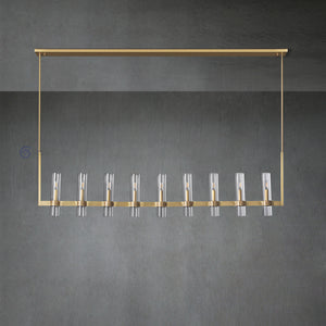 Ravel Modern Fashion Glass Linear Chandelier 59'' - Oasislives