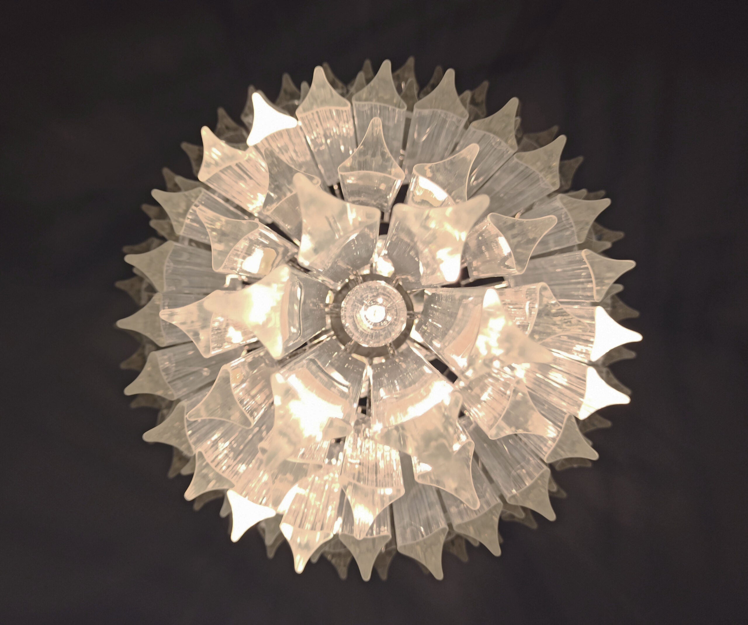 Murano Chandelier 111 Clear Prism Glasses