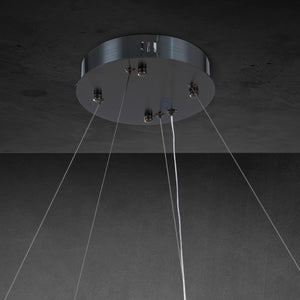 Rivage two-tier Round Chandelier 60" - Oasislives