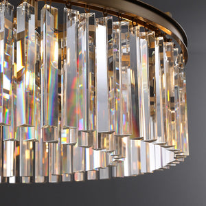 Odean Crystal Chandelier / Flushmount - Oasislives