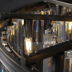 Odean Crystal Chandelier / Flushmount - Oasislives