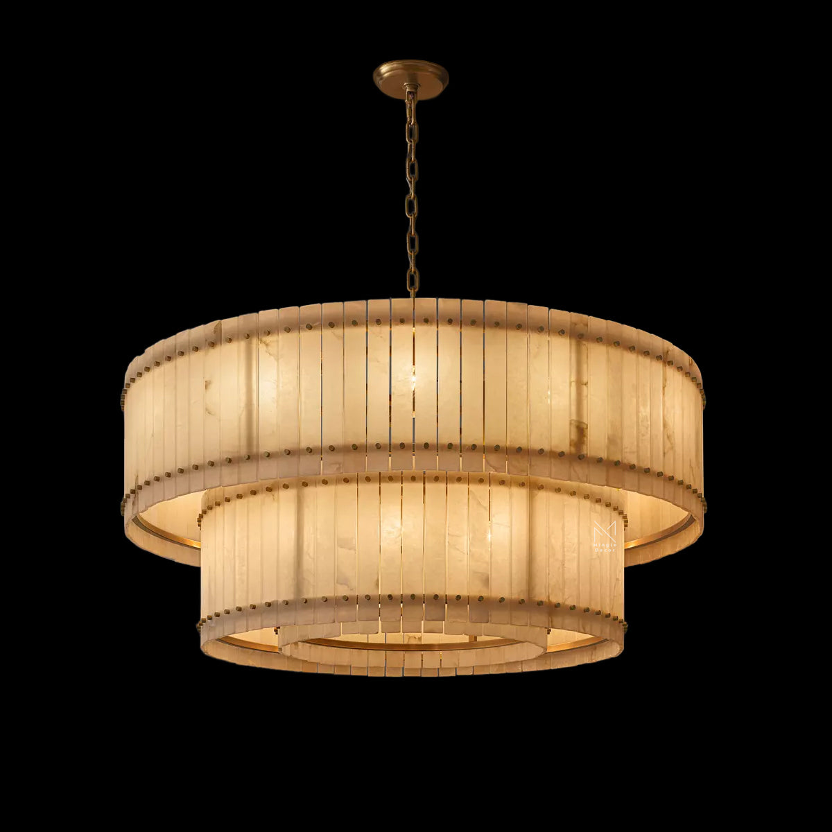 San Marcus Alabaster Luxury Chandelier and Sconce - Oasislives