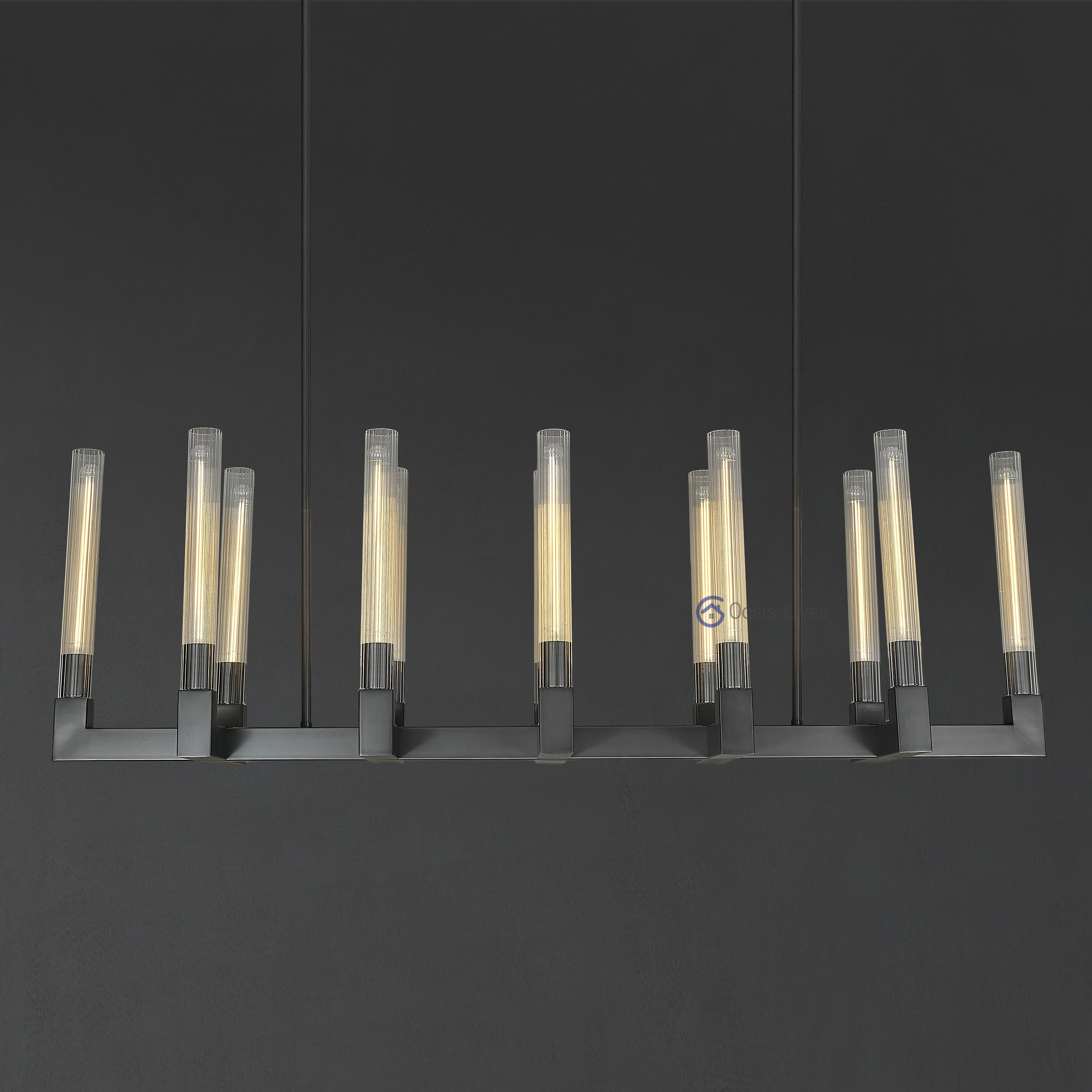 Cannel Glass Chandelier/Pendant/Sconce - Oasislives