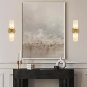 Alabaster 2 Light Wall Sconces - Fast Delivery-1-Luxehomezone