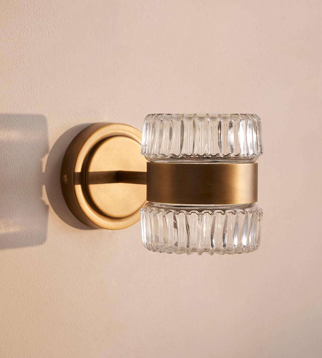 Renato Glass Wall Light 5.5"H