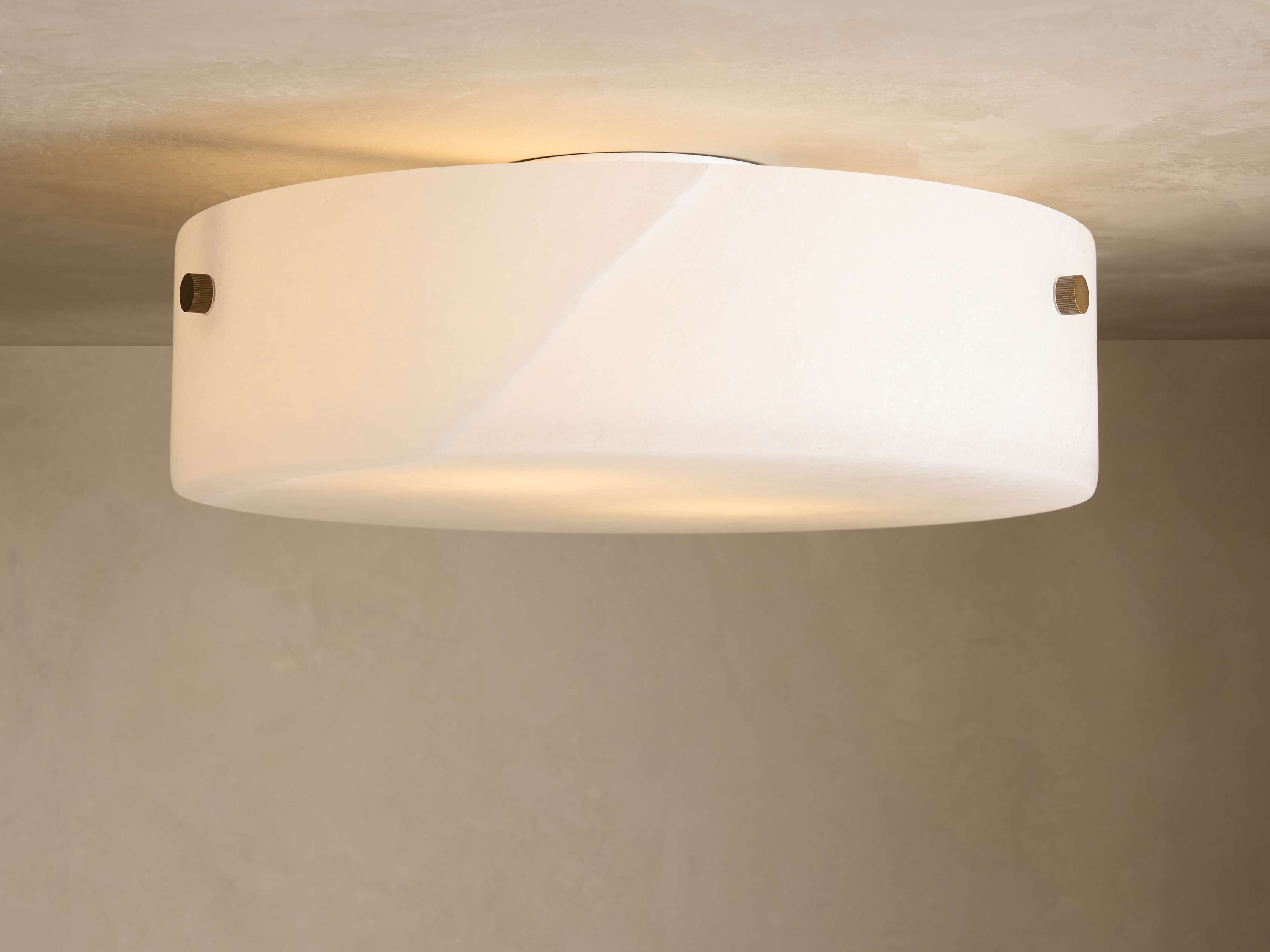 Chayla Alabaster Stone Flushmount