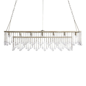Aubrey Crystal Ball Rectangular Chandelier 47" 60" - Oasislives