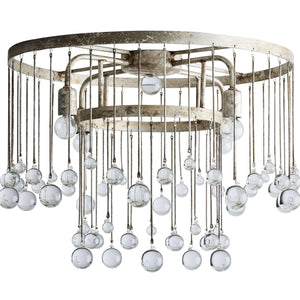 Aubrey Crystal Ball Flushmount Lamp - Oasislives