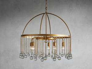 Aubrey Crystal Ball Round Chandelier 5 Light / 8 Light - Oasislives