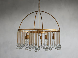 Aubrey Crystal Ball Round Chandelier 5 Light / 8 Light - Oasislives