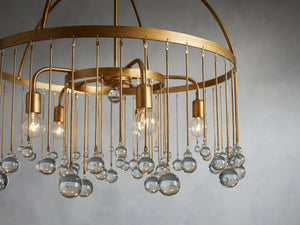 Aubrey Crystal Ball Round Chandelier 5 Light / 8 Light - Oasislives
