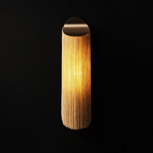 Pensy Luxury Plated Aluminum Chain Tassel Long Wall Lamp - Oasislives