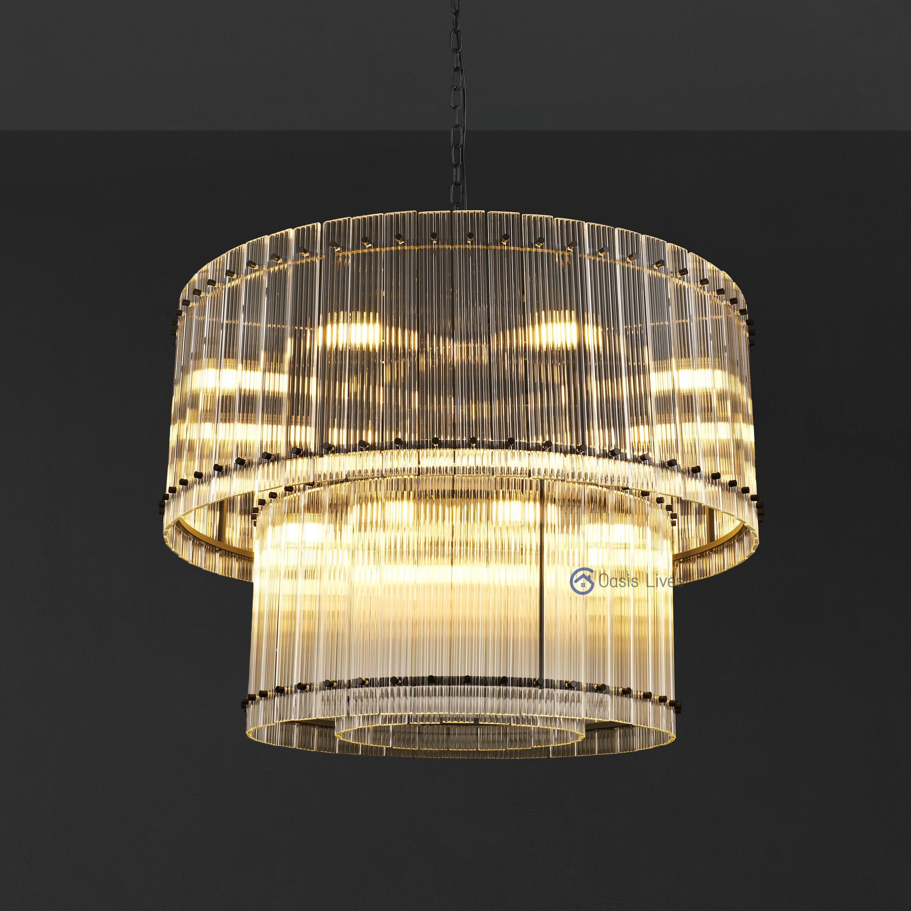 San Marcus Glass Luxury Chandelier and Sconce - Oasislives