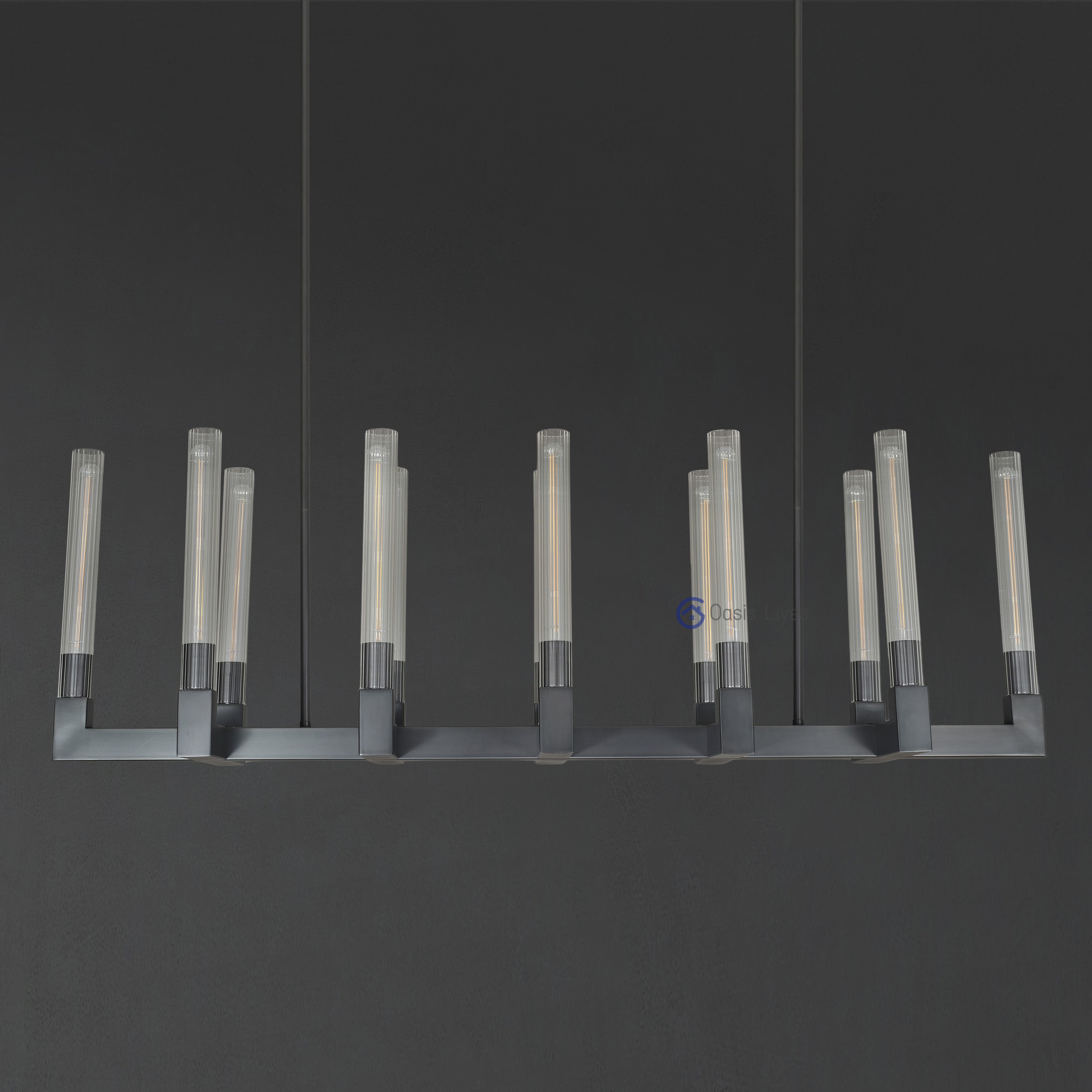 Cannel Glass Chandelier/Pendant/Sconce - Oasislives