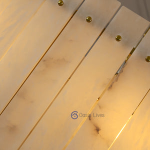 San Marcus Alabaster Luxury Chandelier and Sconce - Oasislives