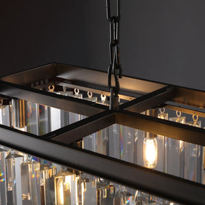 Odean Crystal Chandelier / Flushmount - Oasislives