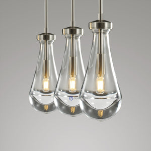 Raindrops Rectangular Chandelier 22"( rod) - Oasislives