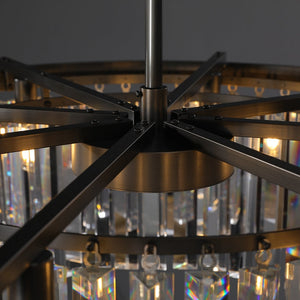Odean Crystal Chandelier / Flushmount - Oasislives