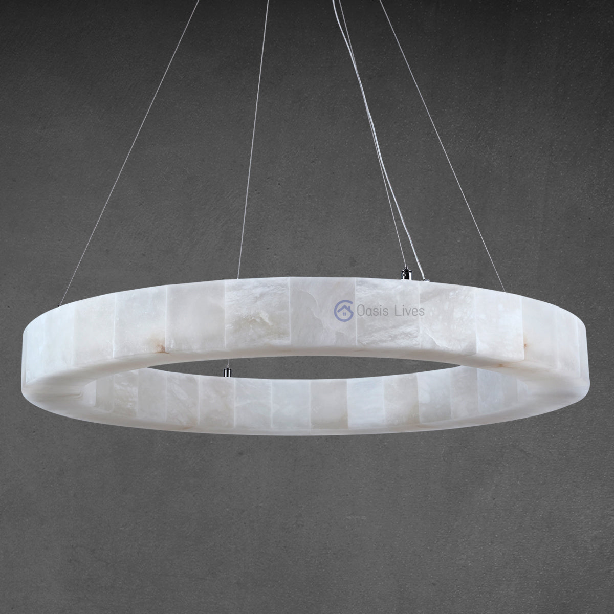 Rivage two-tier Round Chandelier 60" - Oasislives
